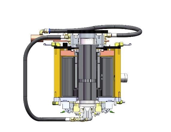 fiber drawing furnace interior components diagram